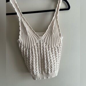 H&M Cream Knit Top